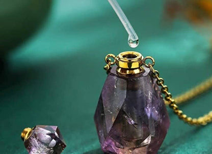 Tigers Eye Classic Double Point Crystal Aroma Diffuser