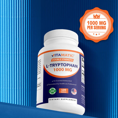 L-Tryptophan 1000mg (120 Tablets)