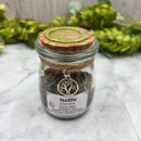 Dried Nettles in Apothecary Herb Jar w/Tree of Life Charm