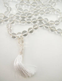 Knotted Crystal Mala