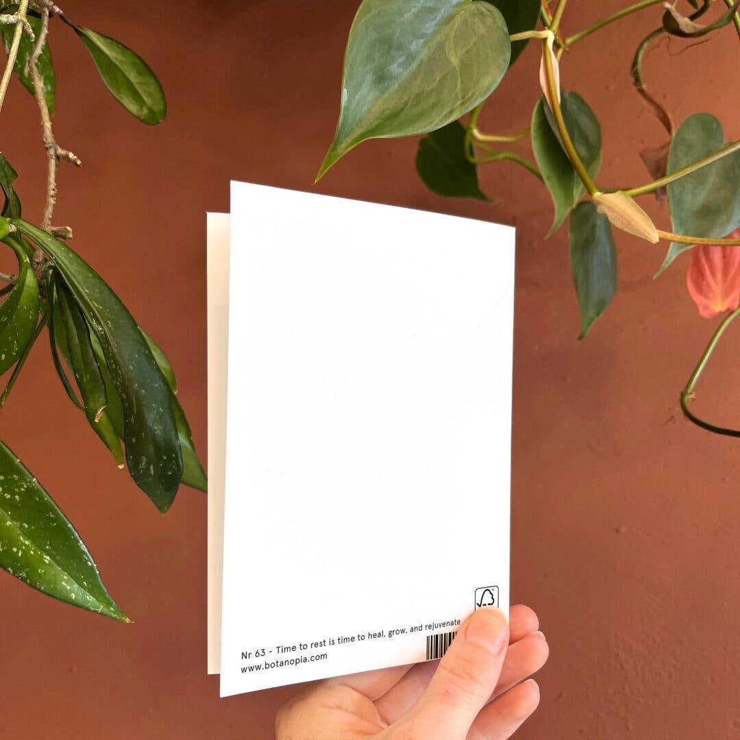 Pause. Greeting Card (Blank Inside)