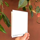 Pause. Greeting Card (Blank Inside)