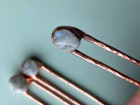 Moonstone Copper Hair Pin