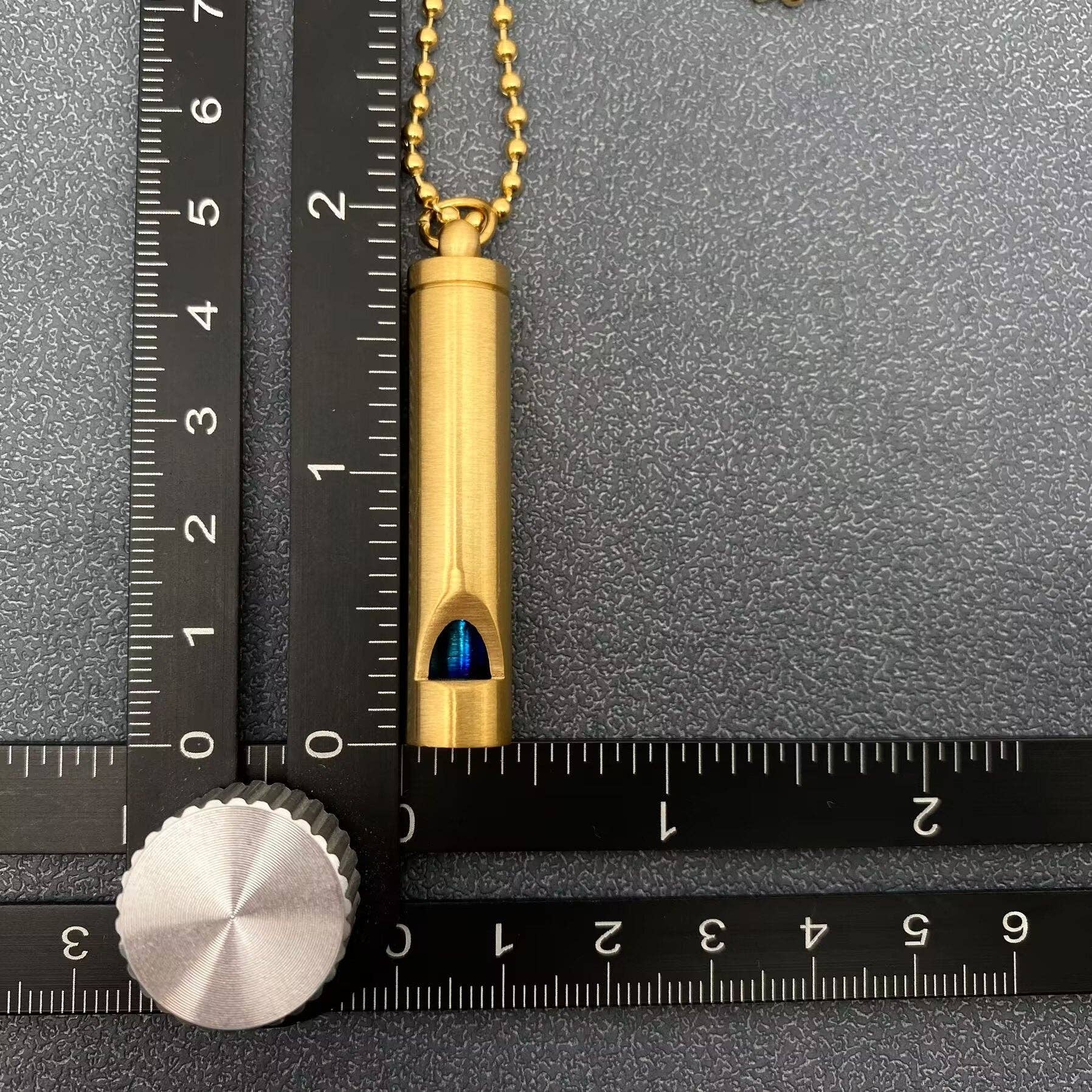 18K Gold Plated Whistle Necklace