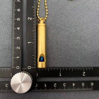 18K Gold Plated Whistle Necklace