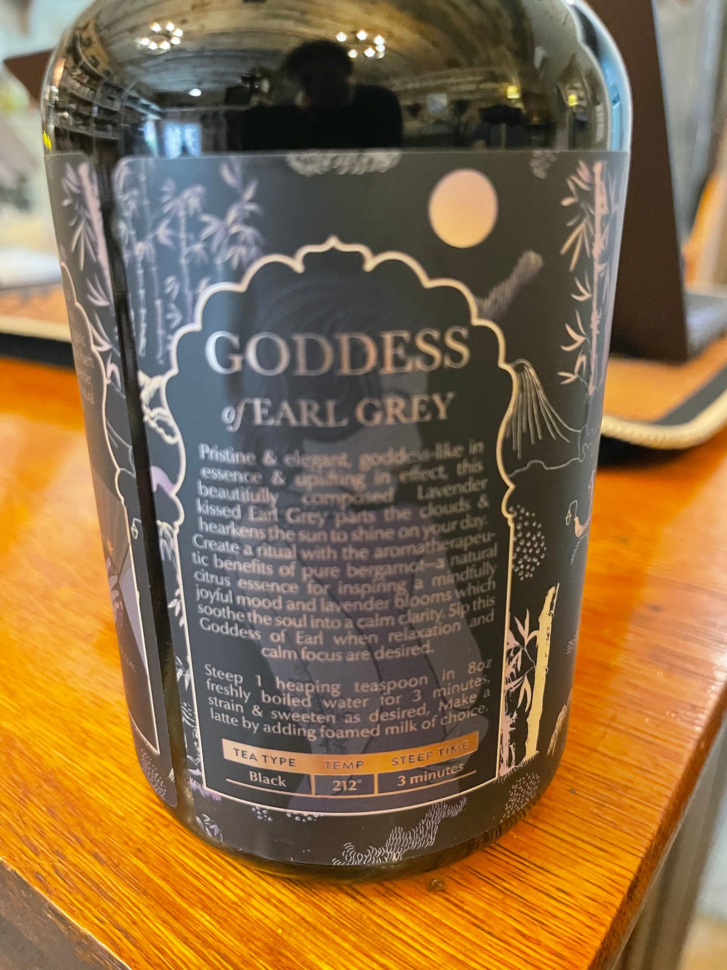 Goddess of Earl Lavender London Fog Tea - Apothecary Jar (80 cups)