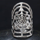 Sterling Silver Shield Ring