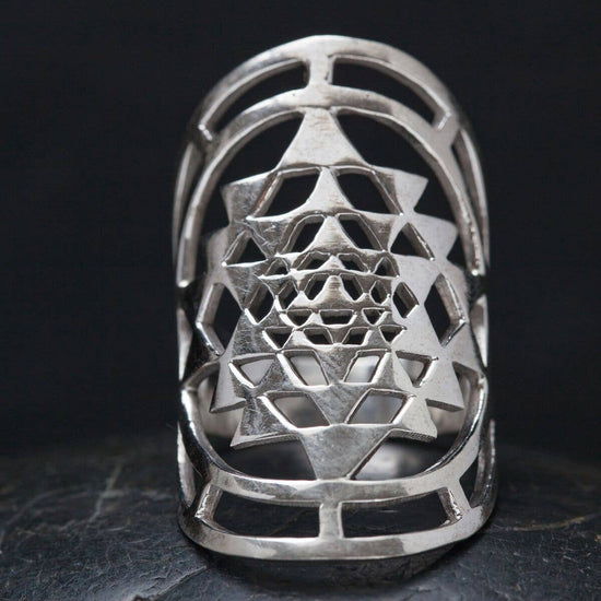 Sterling Silver Shield Ring