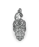 Peacock Filigree Sterling Silver Big Ring (Size 9)