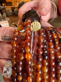 Gerda Lynggaard Monies Copenhagen Necklace Chain Real Amber (Vintage)