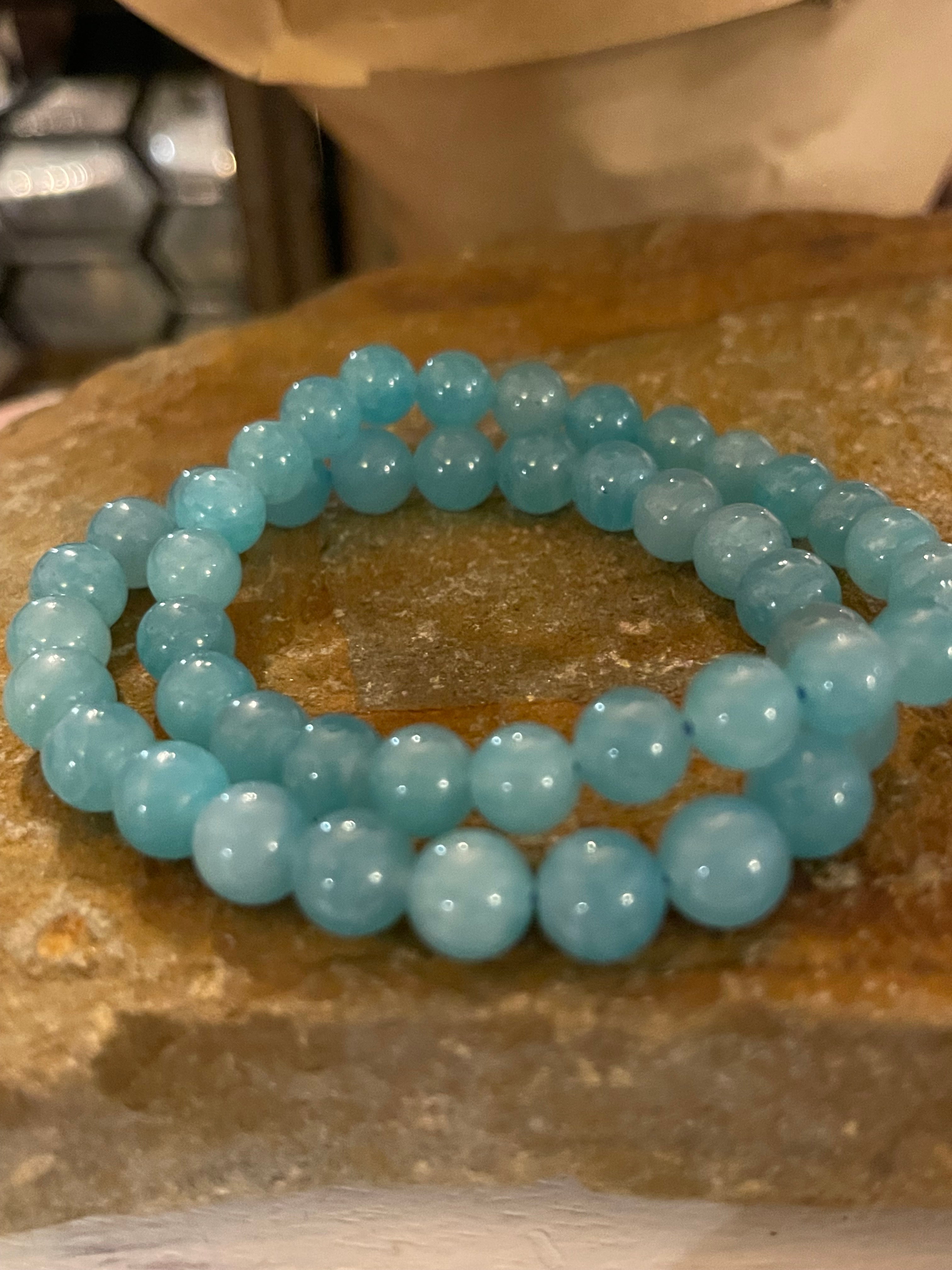 Natural Amazonite Bracelet (8mm)