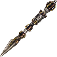 Phurba Ritual Tool, Brass & Copper, 6-inches