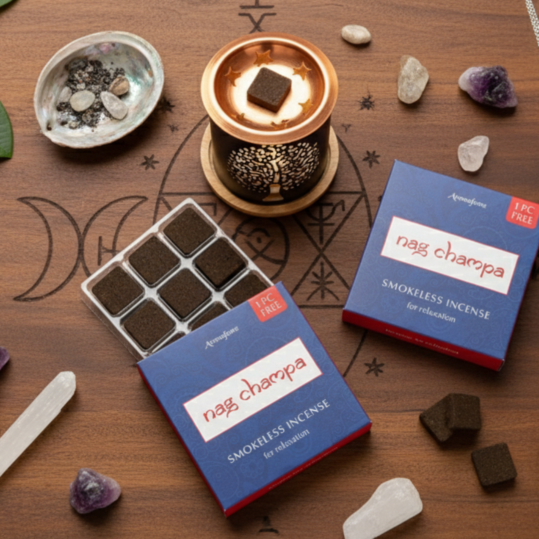 Nag Champa Incense Bricks | Smokeless Incense