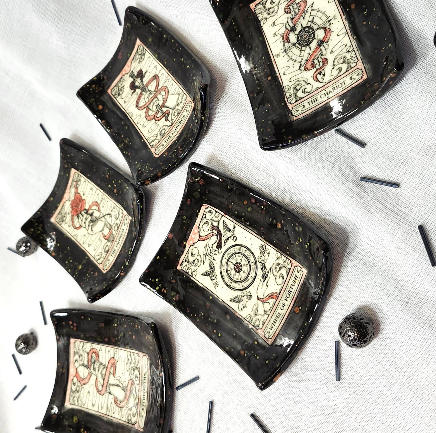 Tarot Card Ceramic Trinket Dish