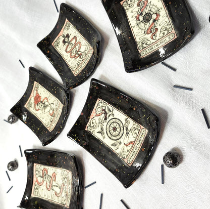 Tarot Card Ceramic Trinket Dish