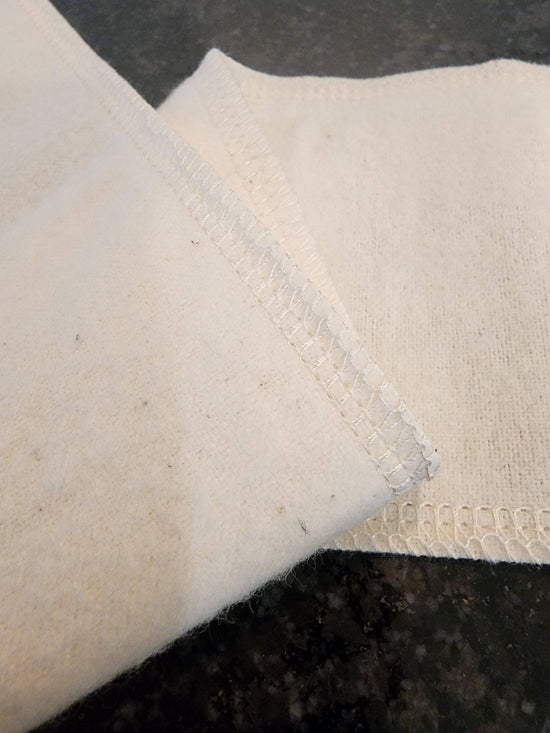 Organic Unbleached Cotton Flannel for Castor Oil Pack Compress (9x18)
