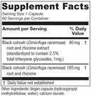 Black Cohosh Capsules (60 caps)