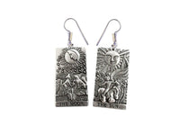 Tarot Earrings - Moon And Sun