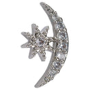 Sun Moon Stud Earrings