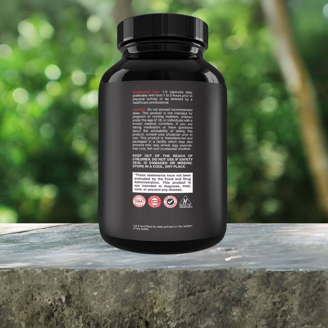Gorilla Muscle: Performance Support - Testosterone Booster Capsules w/Maca Root