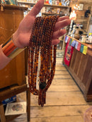 Gerda Lynggaard Monies Copenhagen Necklace Chain Real Amber (Vintage)