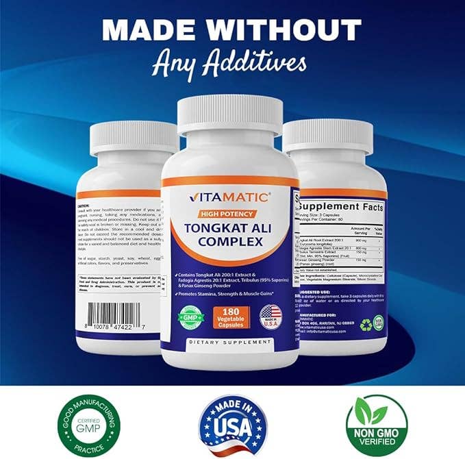 Tongkat Ali Complex (180 Veg Capsules)