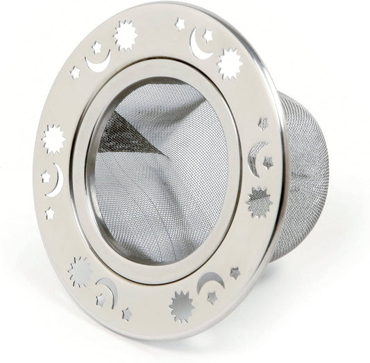 Tea Infuser for Loose Leaf - Stainless Steel (Wide brim)