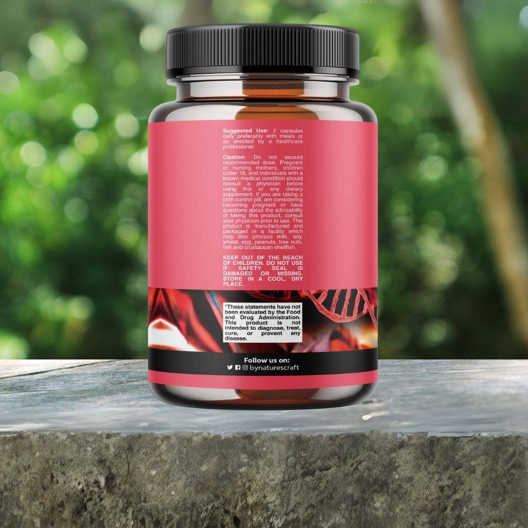 Female Fertility Support - Prenatal Multivitamin Supplement (60 Capsules)