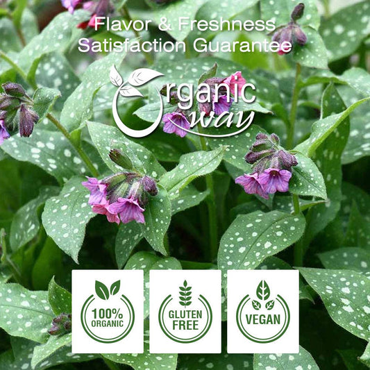 Organic Lungwort Dried Leaves - 4 oz