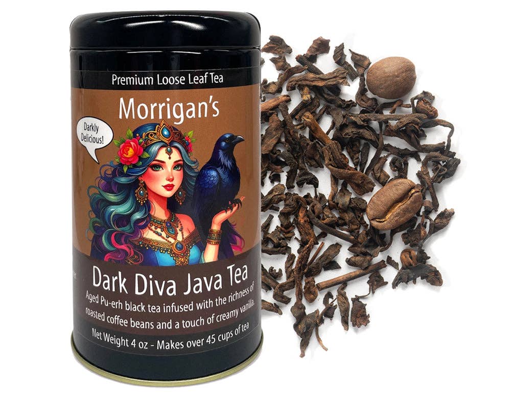Morrigan's Dark Diva Java Tea (4 oz Tin)