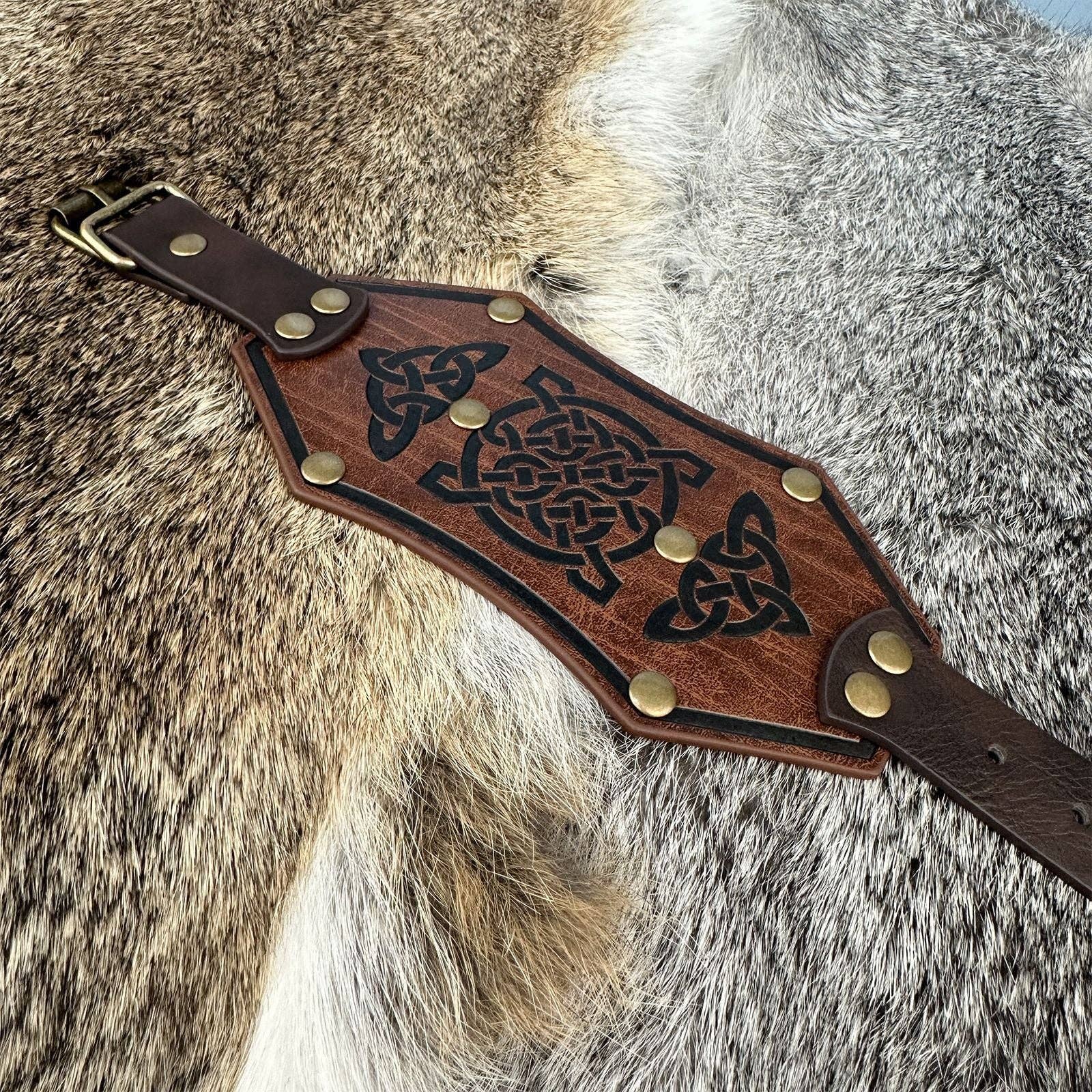 Viking Leather Bracelet