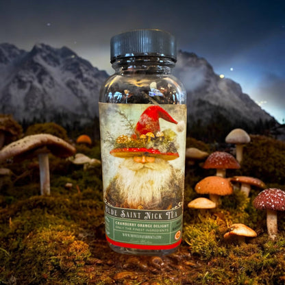 Delightful Cranberry Orange Tea Featuring Vintage Victorian Design