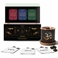 3 Dosha Incense Brick & Burner Gift Set | Ayurvedic Incense