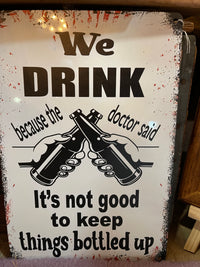 Metal Wall Plaques - Gotta Have a Sense of Humor!