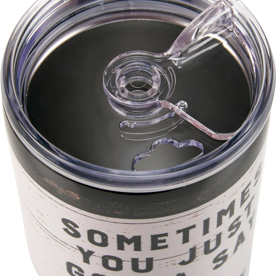 20 oz Stainless Steel Tumbler - "Sometimes You Just Gotta Say 'Cluck It' And Walk Away."