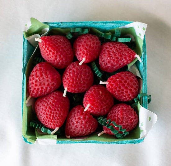Strawberry Candles