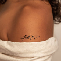 Be Free - Temporary Tattoo (3 pack)