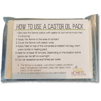 Organic Unbleached Cotton Flannel for Castor Oil Pack Compress (9x18)