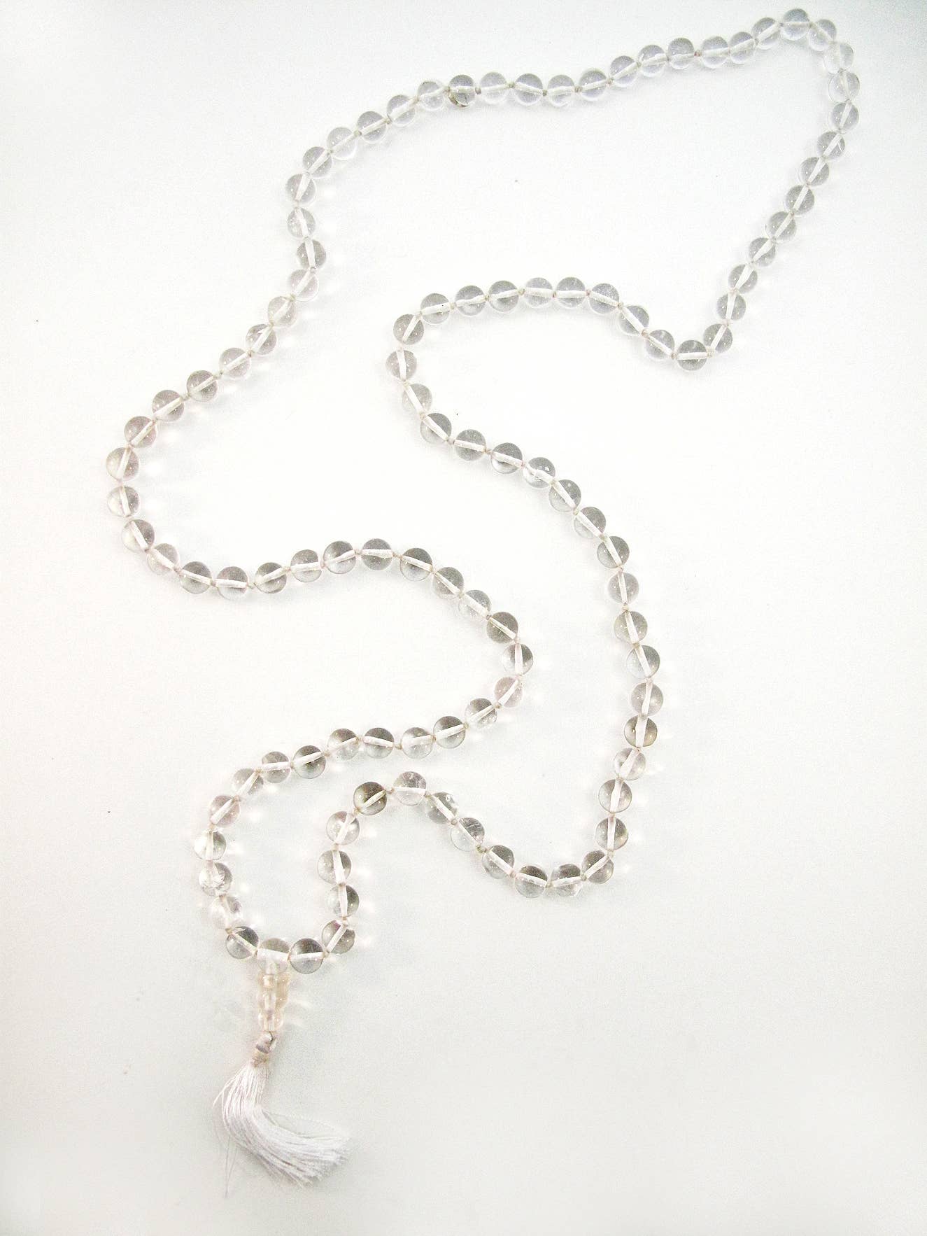 Knotted Crystal Mala