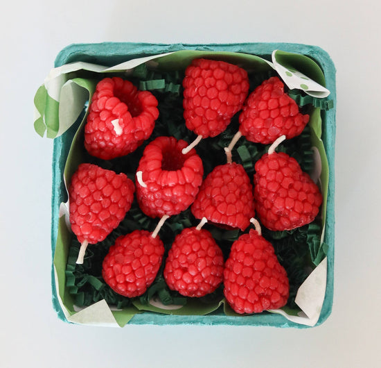 Raspberry Candles (Set of 10)