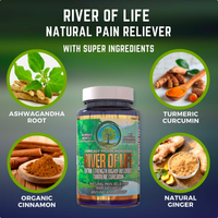 River Of Life-Highly Absorbed Turmeric Curcumin (60 caps)