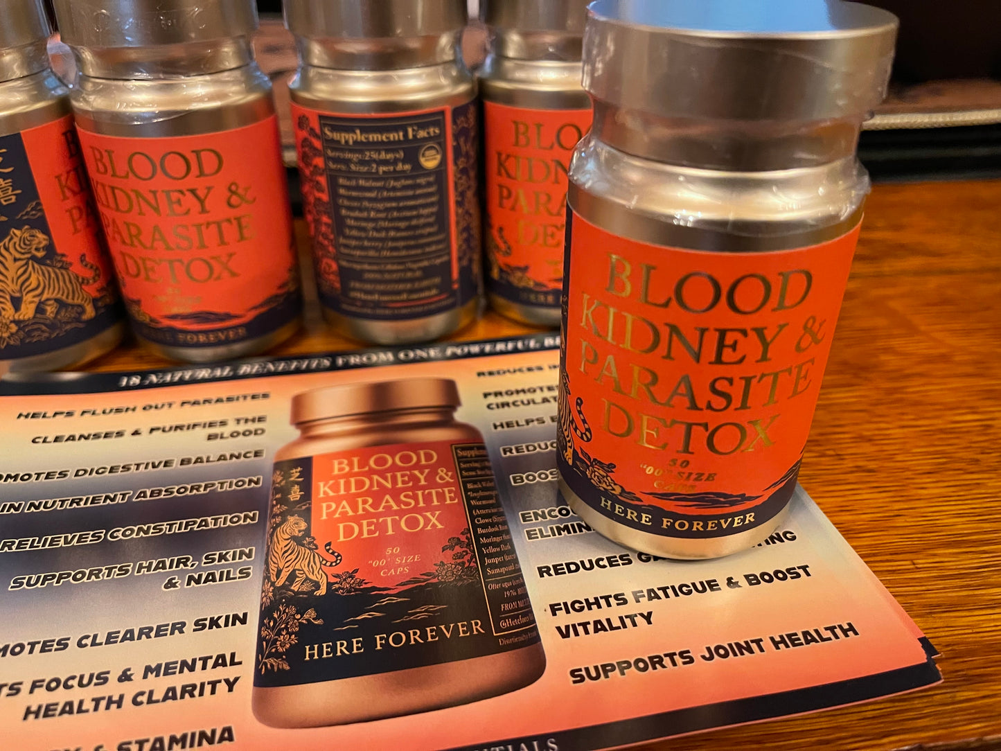 Blood Kidney & Parasite Detox Capsules