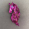 Year of the Fire Horse! Rhinestone Horse Brooch