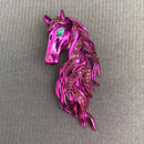 Year of the Fire Horse! Rhinestone Horse Brooch
