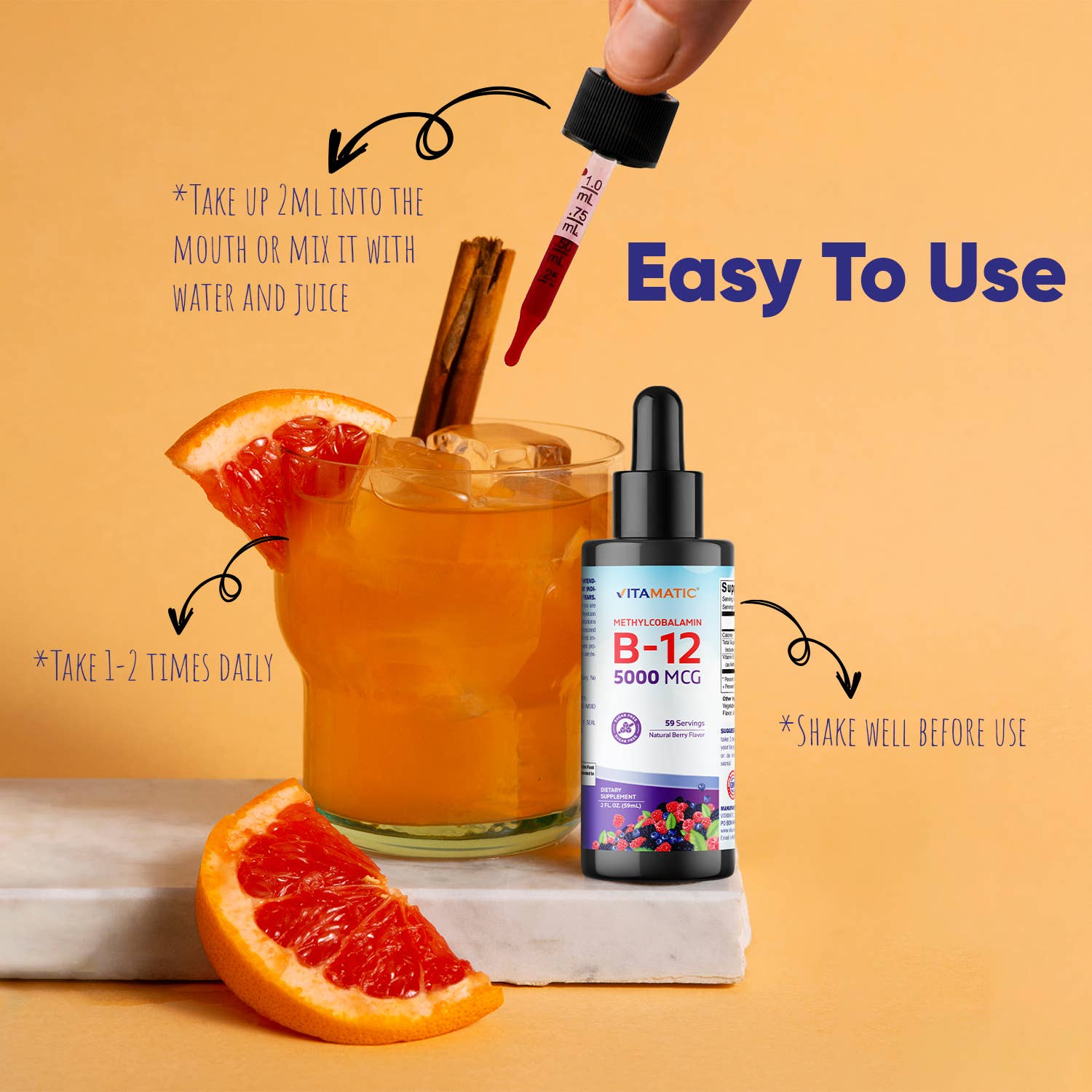 Liquid B12 - 5000 mcg (2oz)