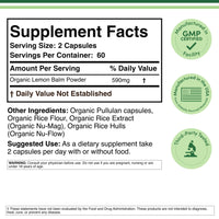 Lemon Balm Supplement