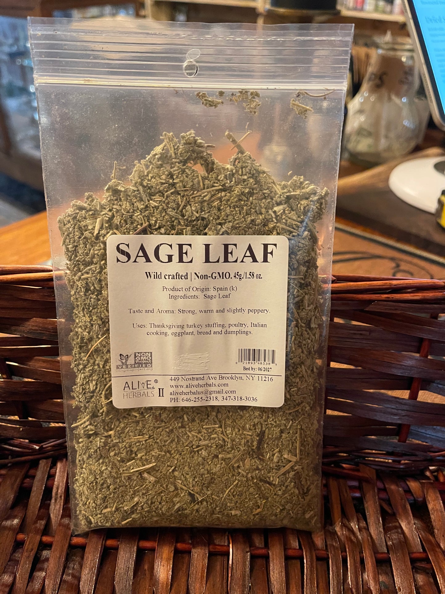 Dried Sage Leaf (1.58 oz)