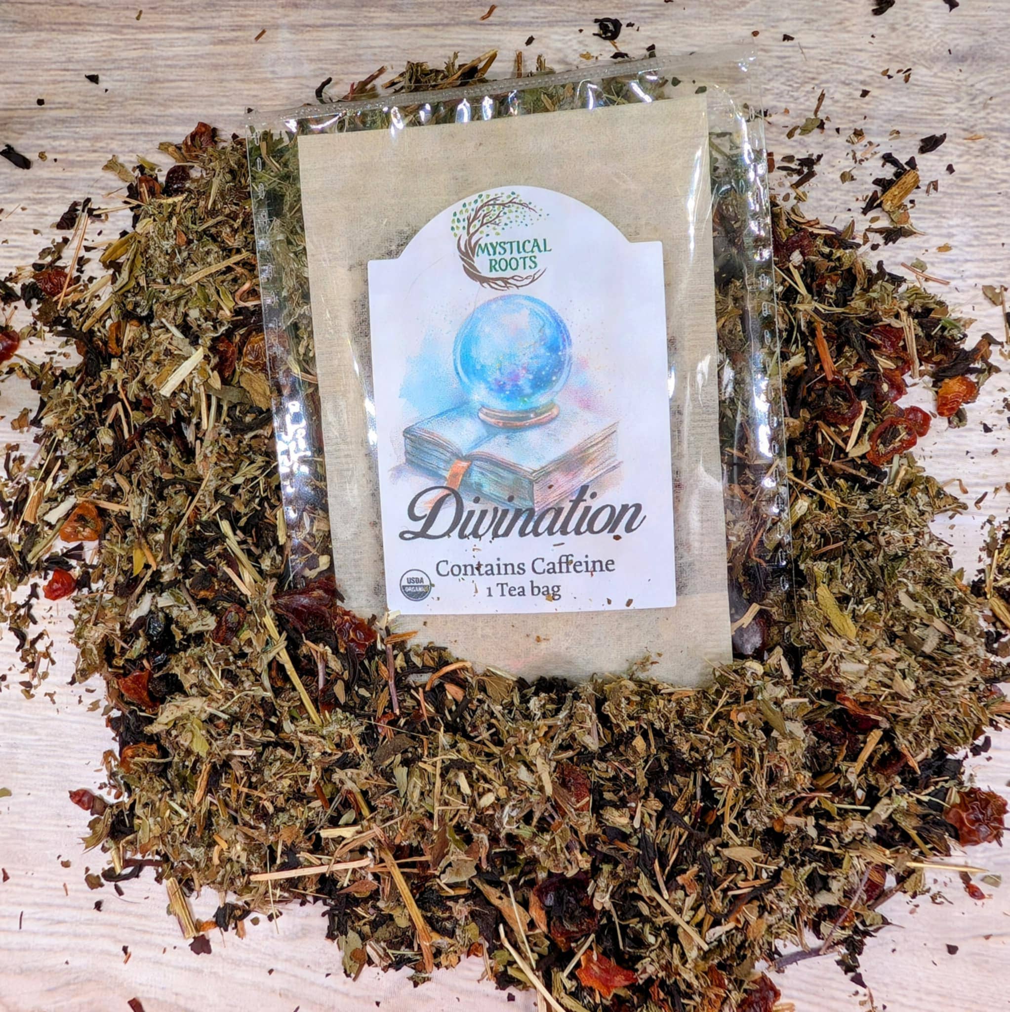 Divination Herbal Tea – An Old World Apothecary Blend  (1 serving)