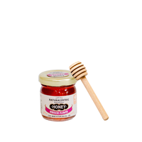 Mini Honey Jar - Herbal infused (Hibiscus, ginger, turmeric)