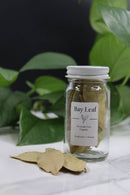 Organic Bay Leaf in a small glass bottle